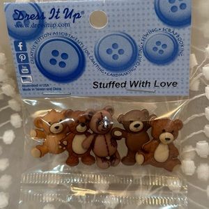 5 pc miniature bear set for DIY’s and crafts